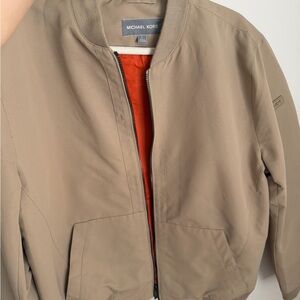 Michael Kors Beige Bomber Jacket for Men